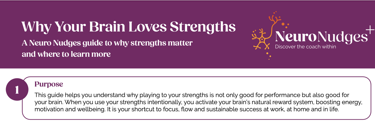 Downloadable Coaching Tools: Strengths In Action bundle (duo pack)