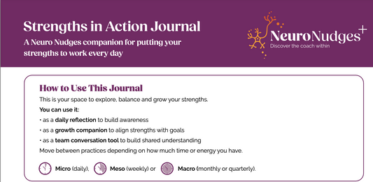 Downloadable Coaching Tools: Strengths In Action bundle (duo pack)
